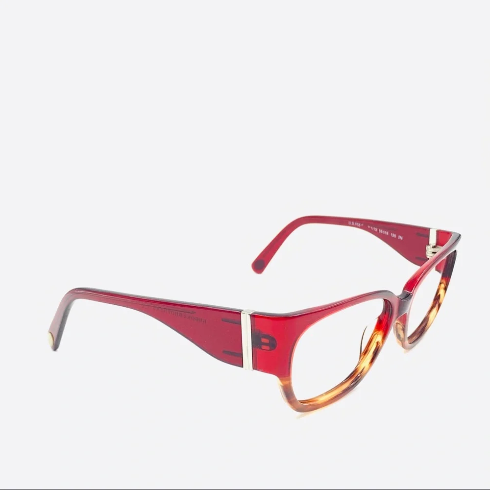 Brooks Brothers B.B.702 Red Oval Sunglasses Frames